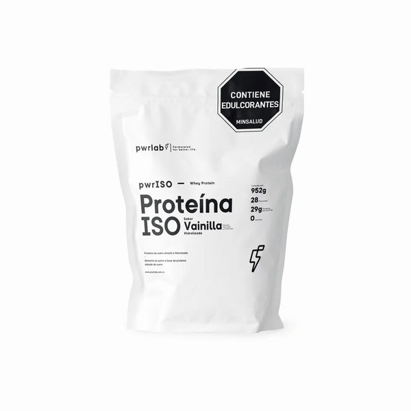 PROTEINA ISOLATE VAINILLA (PWRLAB) 30 servicios
