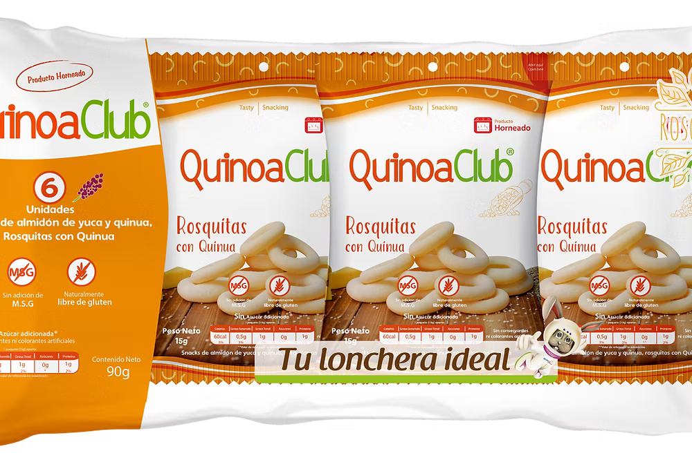Paca de Roscas de Quinoa 15gr (QUINOA CLUB) Naturales X6
