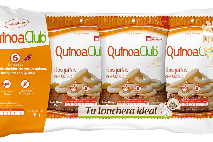 Paca de Roscas de Quinoa 15gr (QUINOA CLUB) Naturales X6