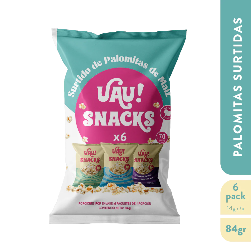 Pack Surtido Crispetas 6un (UAU)