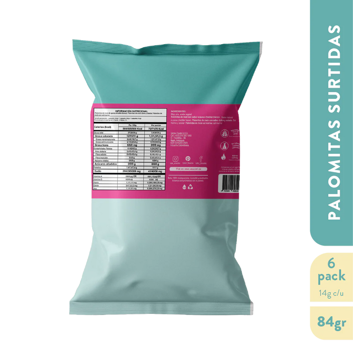 Pack Surtido Crispetas 6un (UAU)