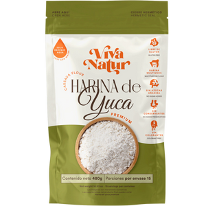 Harina de Yuca Premium 480gr (VIVA NATUR)