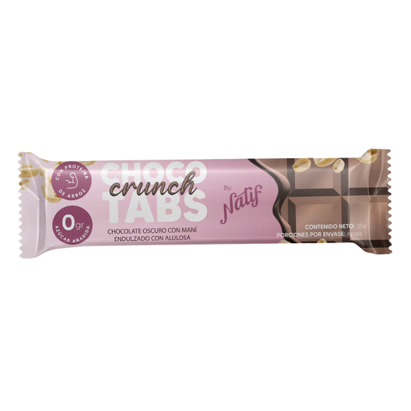 Chocotabs Crunch Oscuro 35gr (NATIF)