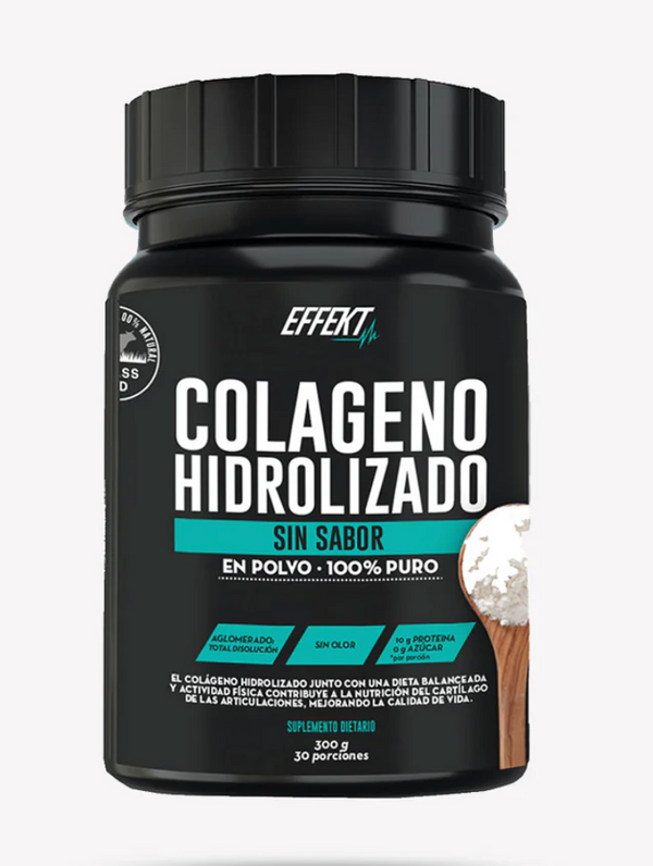 Colageno Hidrolizado 300gr (EFFEKT) Sin Sabor