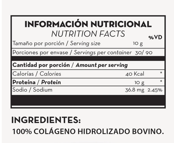 Colageno hidrolizado 900gr (EFFEKT) Sin sabor