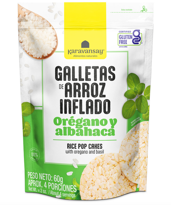 Galleta Arroz 60gr (KARAVANSAY) Especias Naturales
