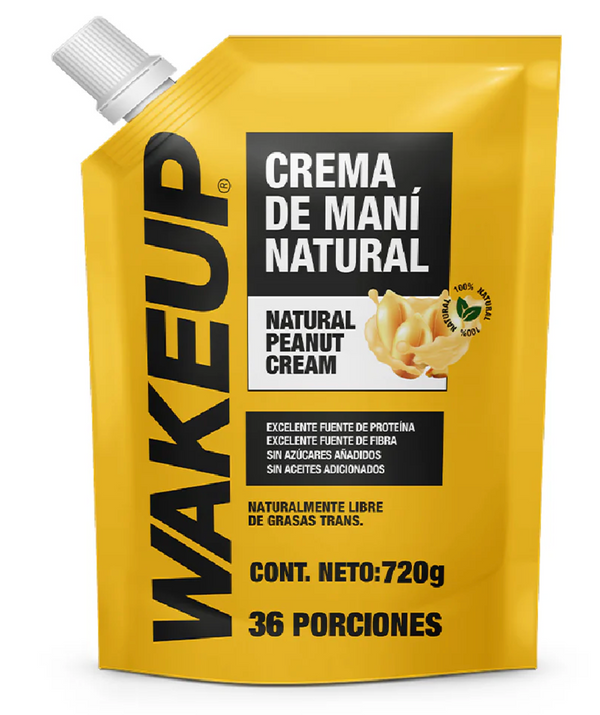 Crema de Maní 720gr (WAKEUP) Natural