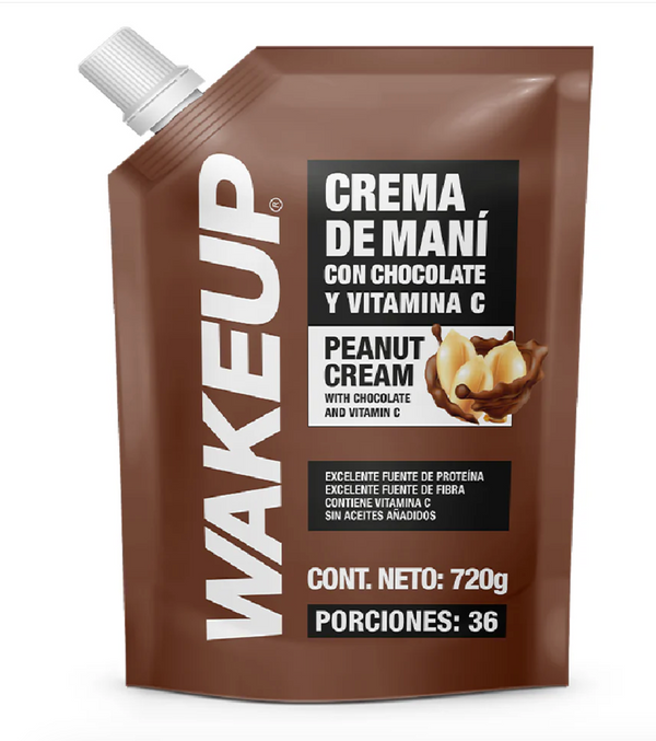 Crema de Maní 720gr (WAKEUP) Chocolate
