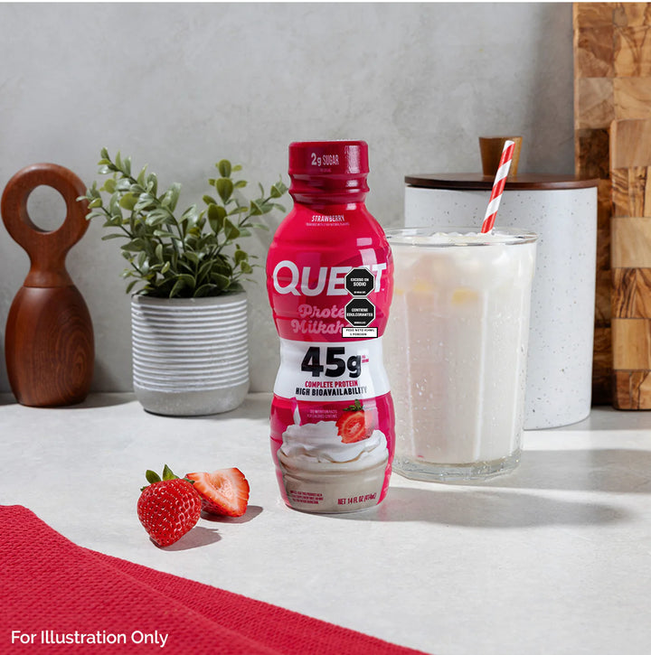 Strawberry Protein Shake (QUEST)  414ml