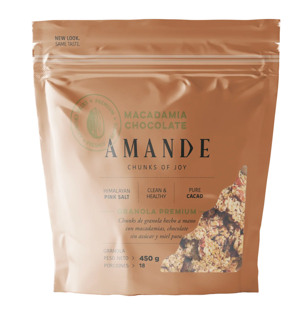 Granola Macadamia-Chocolate 300gr (AMANDE)