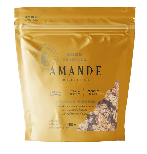 Granola Coco-Vainilla 300gr (AMANDE)
