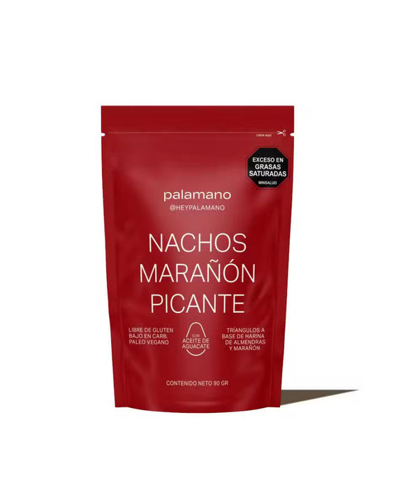 Nachos de marañon picante 90 gr (PALAMANO)