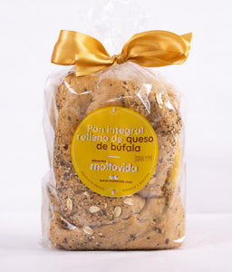 Pan Integral Relleno 330gr (MOLTOVIDA) Queso Bufala
