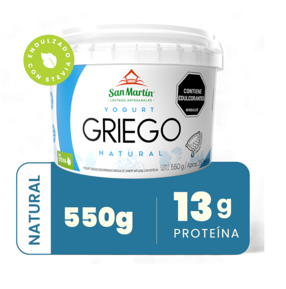 Yogurt Griego Natural 550gr(SAN MARTÍN)