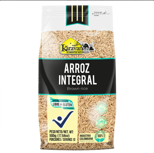 Arroz Integral 500gr (KARAVANSAY) Natural