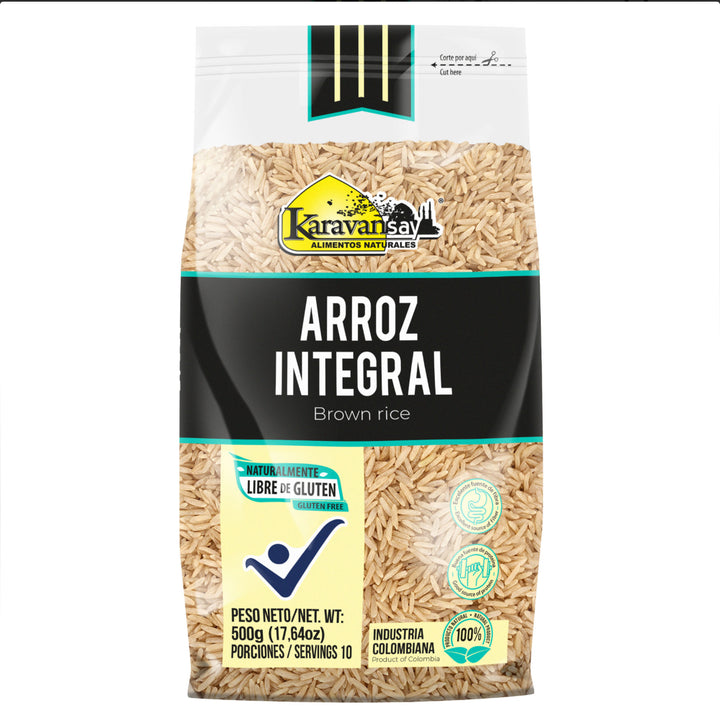 Arroz Integral 500gr (KARAVANSAY) Natural