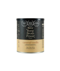 Mini Bone Broth Power Protein Caramel Vainilla 280gr (SAVVY)