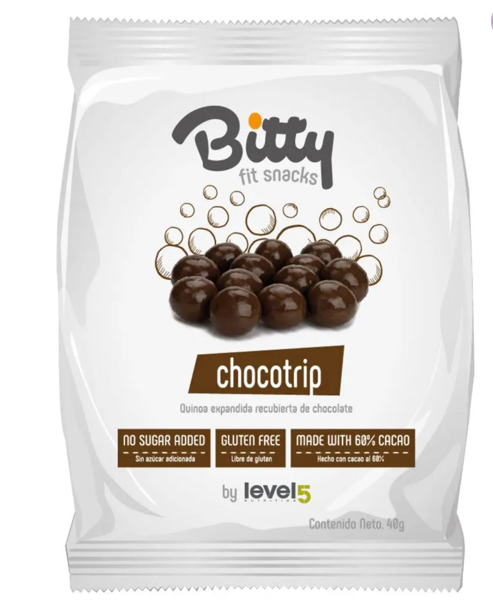 Bitty 40gr (BITTY FIT SNACKS) Chocotrip