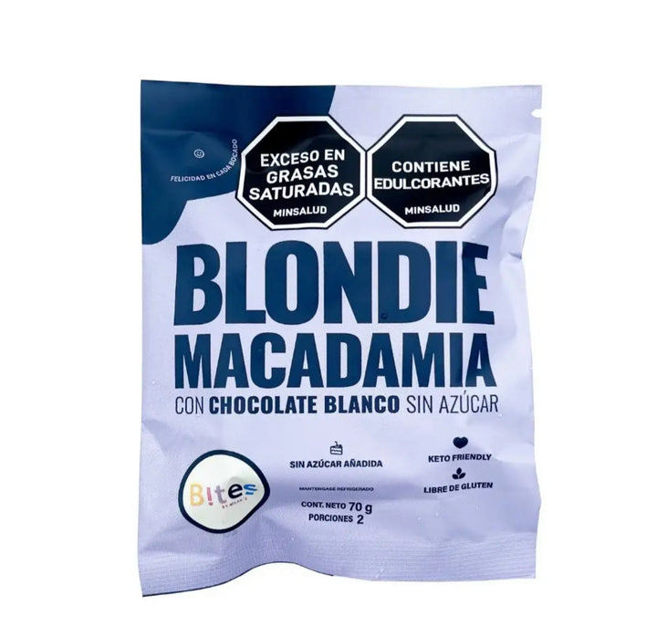 Blondie macadamia blanco (BITES) 70 gr