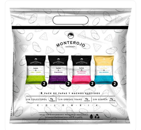 Pack de Papas y Nachos Surtidos (MONTEROJO) X8