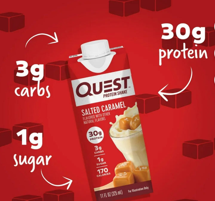 Malteada de Proteína 325 ml (QUEST) Salted Caramel