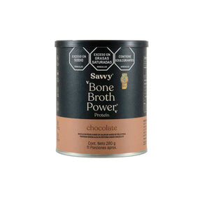 Mini Bone Broth Power Protein Chocolate 280gr (SAVVY)