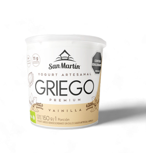 Yogurt Griego 150gr(SAN MARTÍN) Vainilla