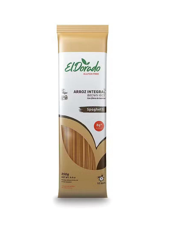Pasta de Arroz Integral Spaghetti 250 gr (EL DORADO)