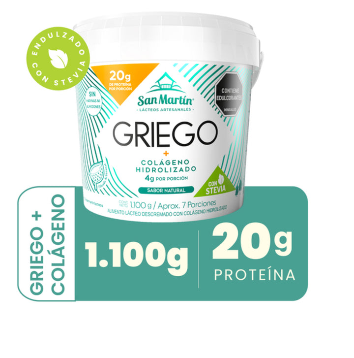 Yogurt Griego + Colageno Hidrolizado 1100gr(SAN MARTÍN)