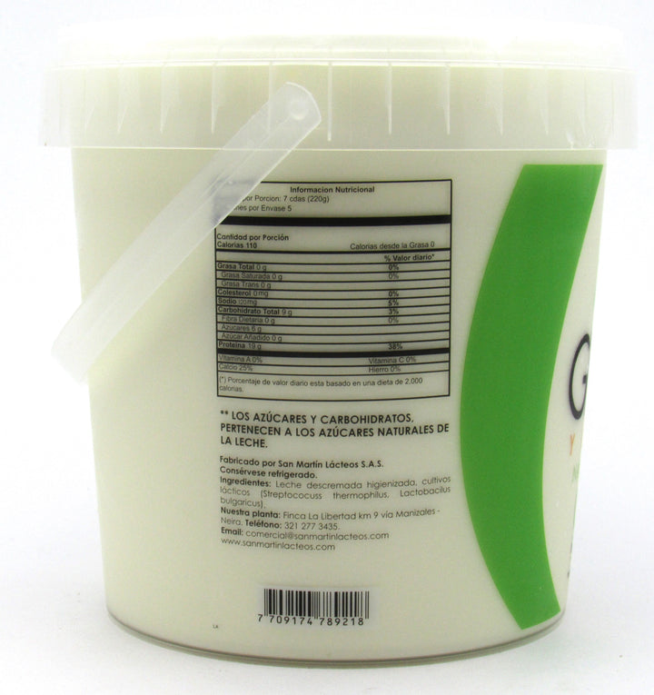 Yogurt Griego Natural sin dulce 1100gr(SAN MARTÍN)
