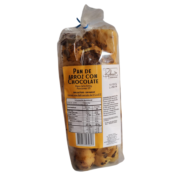 Pan de Arroz Chocolate (REBORN) 500gr