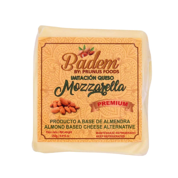 Queso Mozzarella de almendras bloque 250 gr (BADEM)