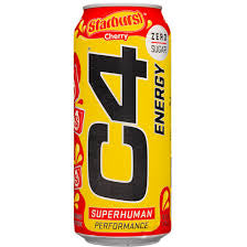C4 Lata 16oz Cherry Starbust