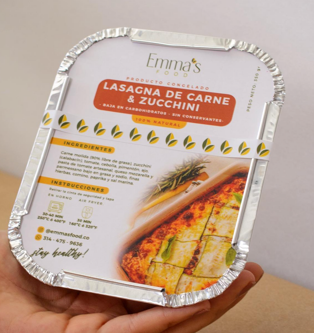 Lasagna Carne Zucchini 350gr (EMMA'S FOODS)