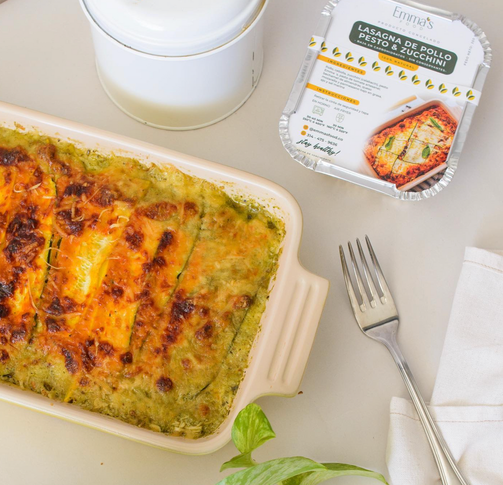 Lasagna Pollo Pesto Zucchini 350gr (EMMA'S FOODS)