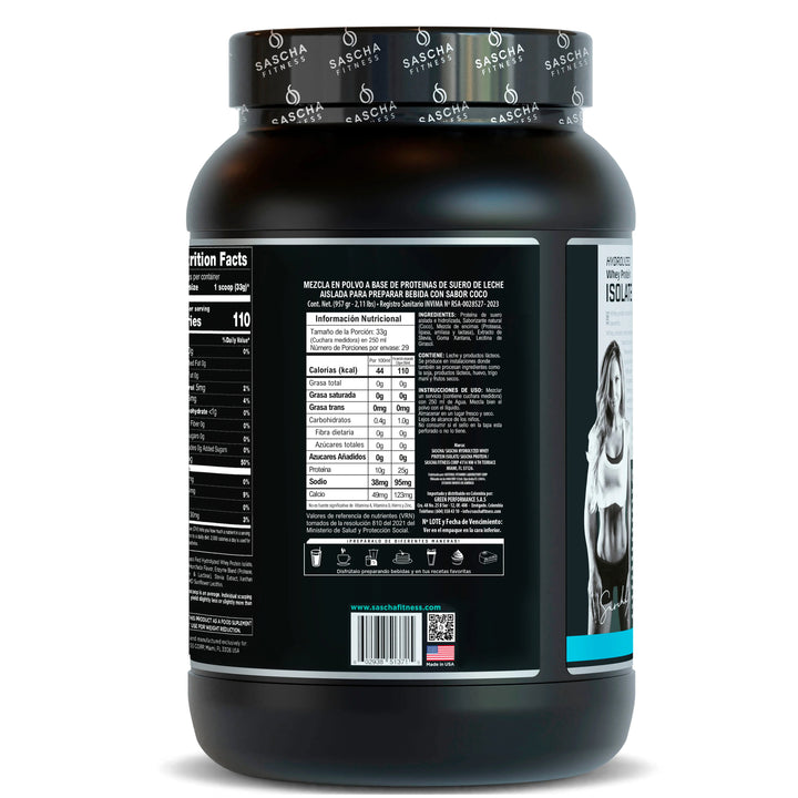 Proteína Isolate 2Lb (SASCHA) Coco