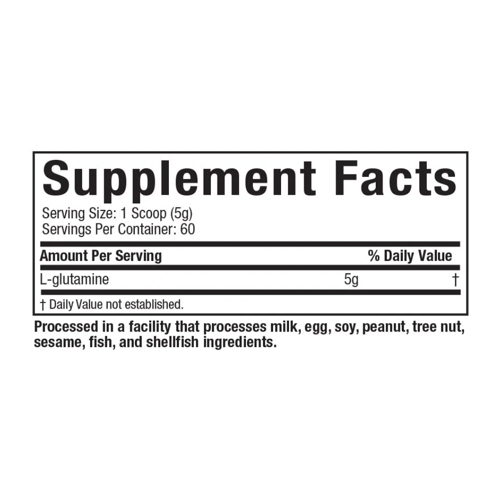 Tabla nutricional de Platinum 100% Creatine 400 gr (MUSCLETECH)