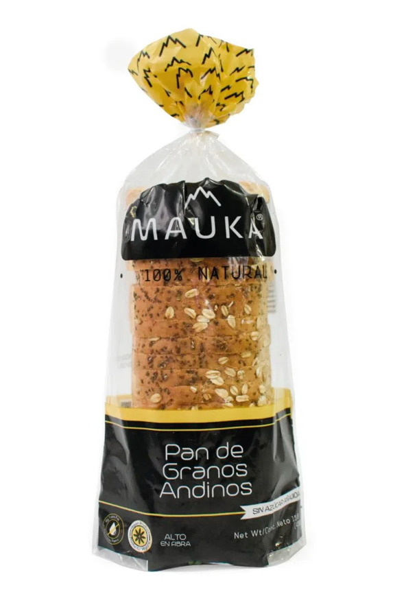 Pan Multi Granos Andinos (MAUKA) sin Gluten 450gr