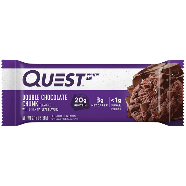 Barra Proteína 60gr (QUEST) Double Chocolate Chunk