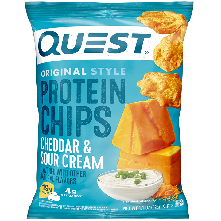 Papas 32gr (QUEST) Cheddar & Sour Cream