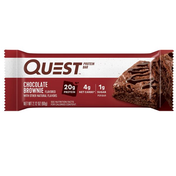 Barra Proteína 60gr (QUEST) Chocolate Brownie