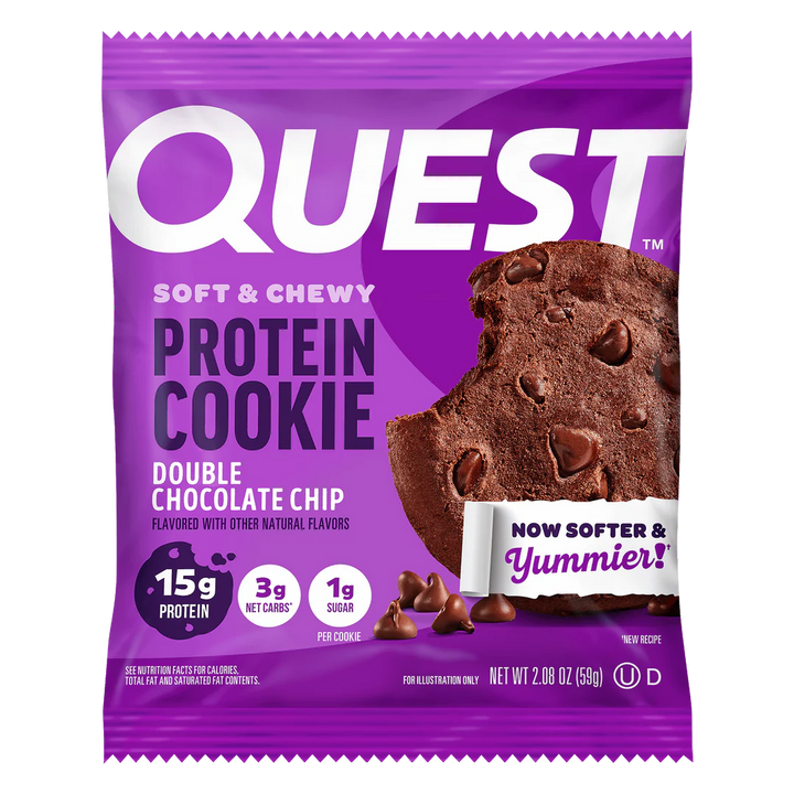 Galleta 59gr (QUEST) Double Chocolate Chip