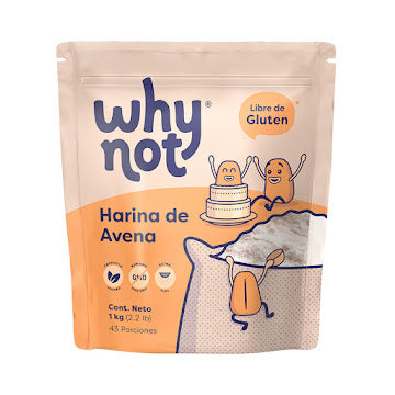 Harina de Avena 1000gr (WHY NOT)