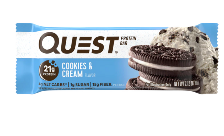 Barra Proteína 60gr (QUEST) Cookies & Cream