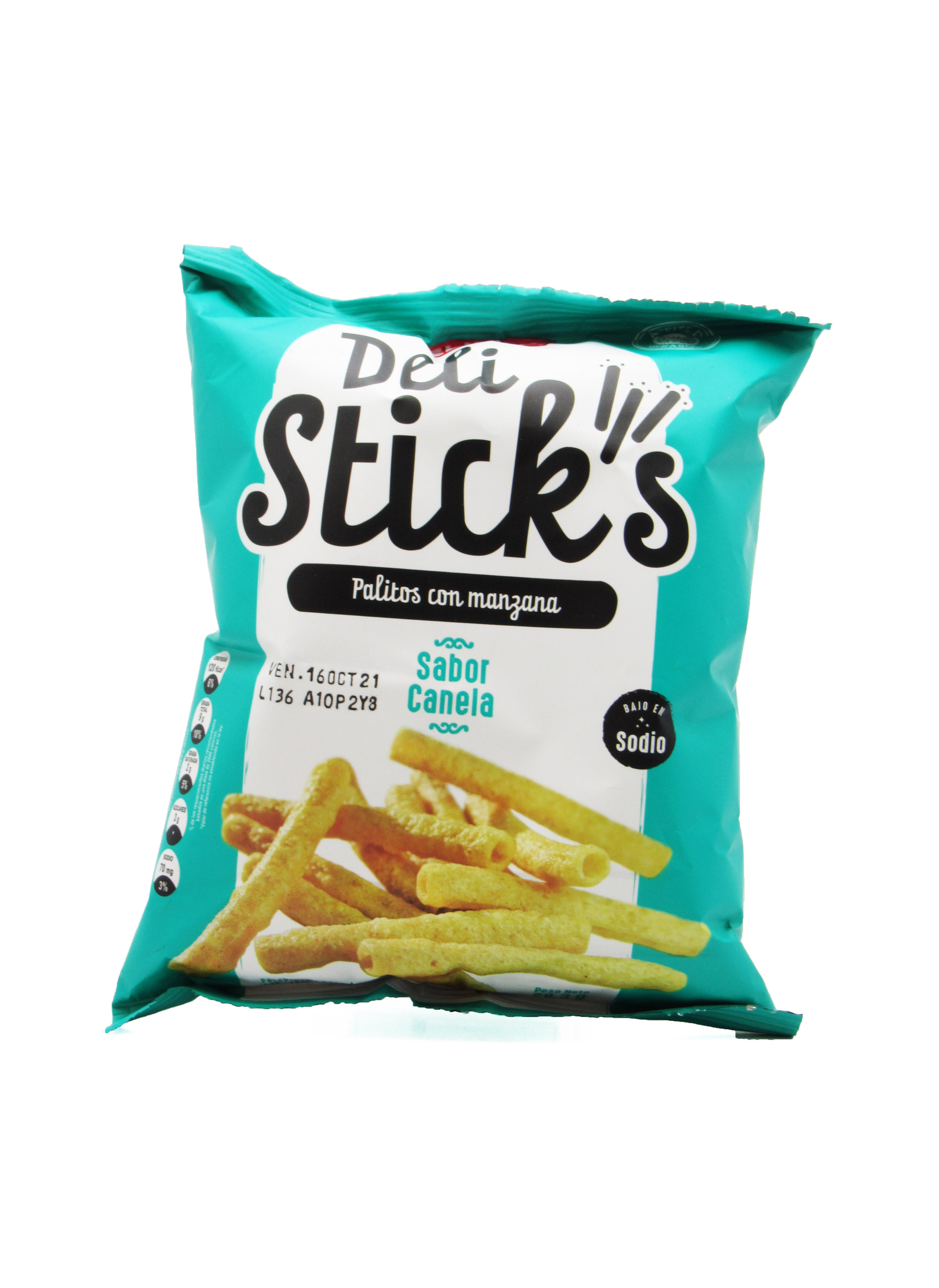 Palitos de Manzana  28gr (DELI STICKS) Canela