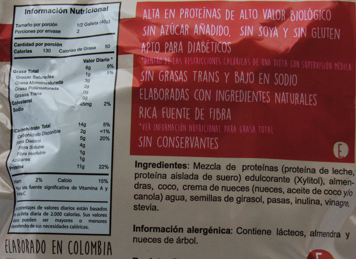 Galleta 80gr (ELEMENTAL)  Cinnamon Sun