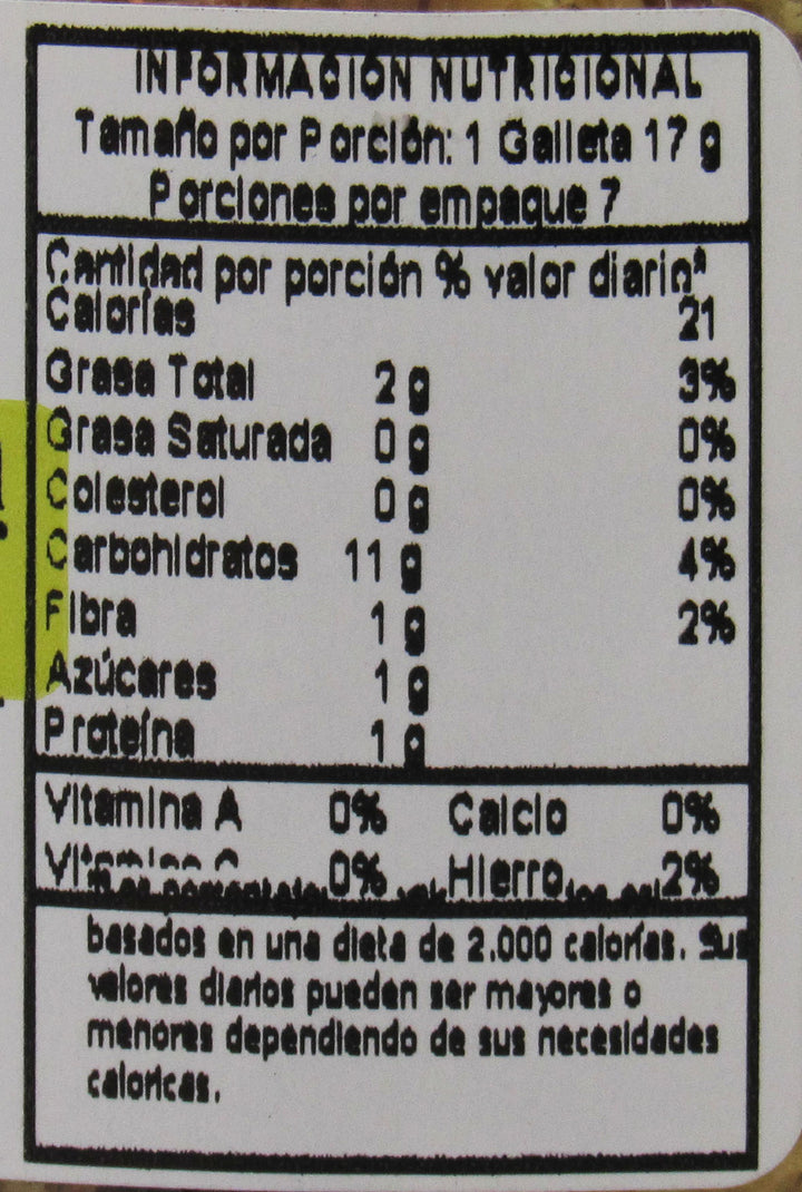 Galleta Surtidas Almendra 120gr (VITAL) 7 und