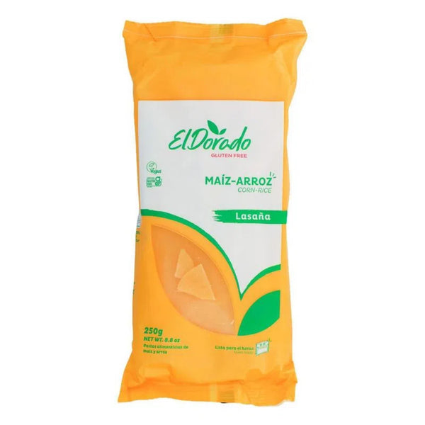 Lasaña Maiz Arroz 250 gr (EL DORADO)