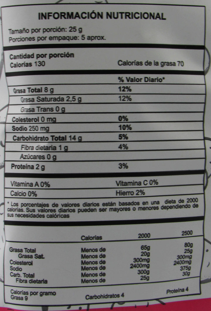 Papas 115gr (MONTEROJO) Sal rosada