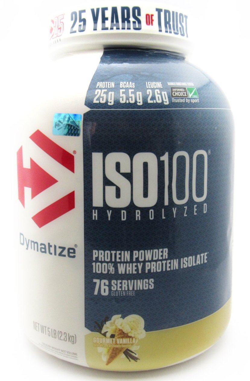 Proteína 5Lb (ISO100 - DYMATIZE) Gourmet Vainilla